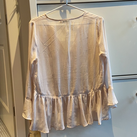 Lush Sheer sparkly blouse - Picture 2 of 4